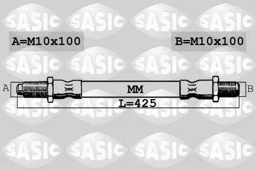 спирачен маркуч SASIC SBH6336