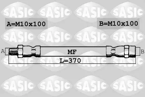 спирачен маркуч SASIC SBH6358