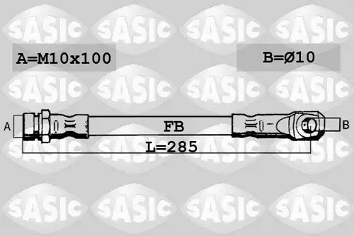 спирачен маркуч SASIC SBH6372