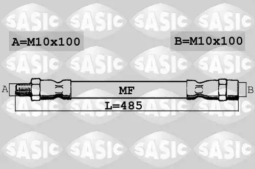 спирачен маркуч SASIC SBH6383