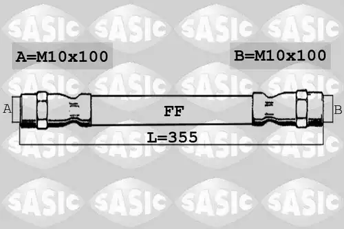 спирачен маркуч SASIC SBH6385
