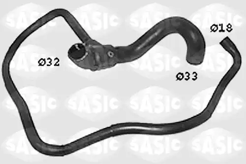 маркуч на радиатора SASIC SWH6763