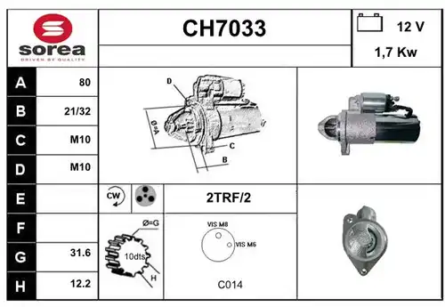 стартер SERA CH7033