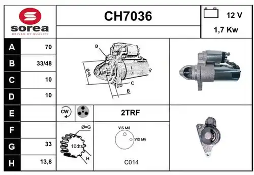 стартер SERA CH7036