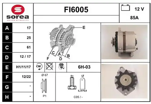 генератор SERA FI6005