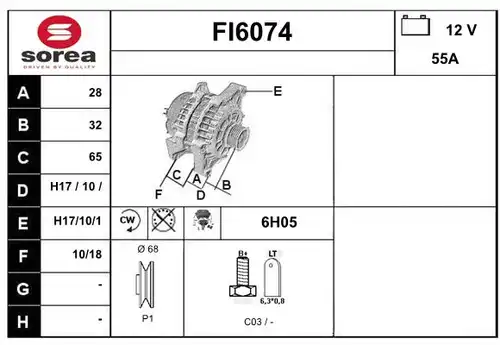 генератор SERA FI6074