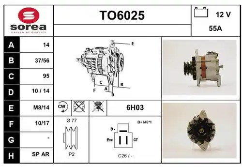 генератор SERA TO6025
