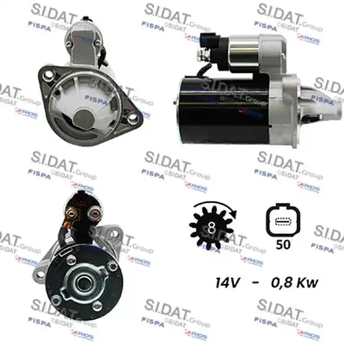 стартер SIDAT S12HY0772A2