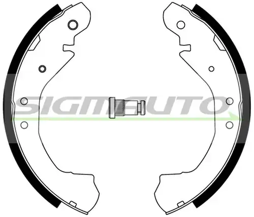 комплект спирачна челюст SIGMAUTO SFD654