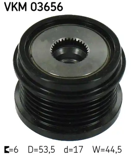 механизъм за свободен ход на генератор SKF VKM 03656