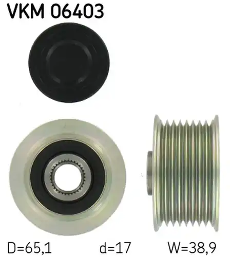 механизъм за свободен ход на генератор SKF VKM 06403