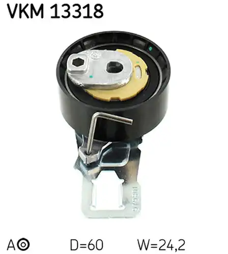 обтяжна ролка, ангренаж SKF VKM 13318