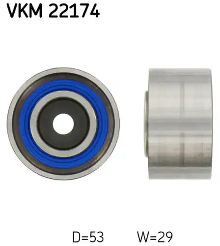 паразитна/ водеща ролка, зъбен ремък SKF VKM 22174