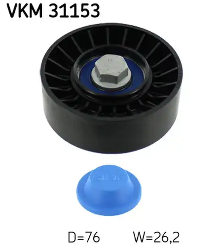паразитна/ водеща ролка, пистов ремък SKF VKM 31153