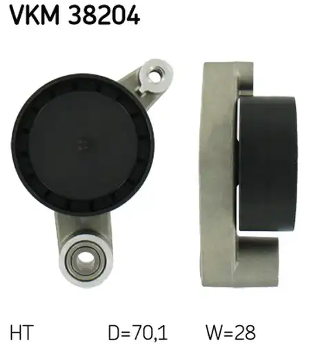 обтящна ролка, пистов ремък SKF VKM 38204