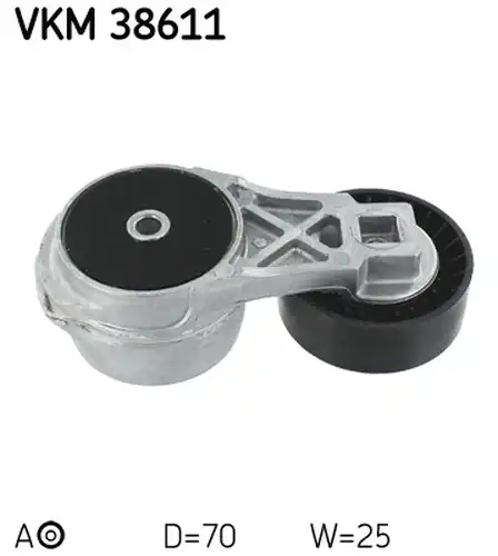 обтящна ролка, пистов ремък SKF VKM 38611