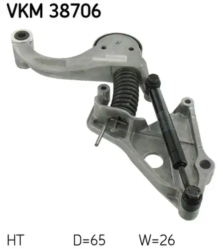обтящна ролка, пистов ремък SKF VKM 38706