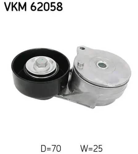обтящна ролка, пистов ремък SKF VKM 62058