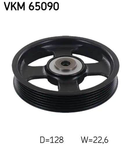 паразитна/ водеща ролка, пистов ремък SKF VKM 65090