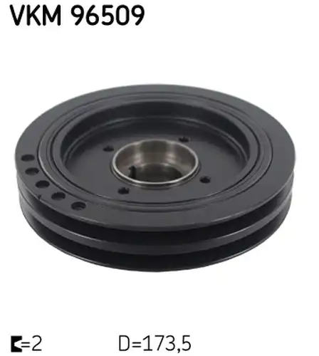 ремъчна шайба, колянов вал SKF VKM 96509