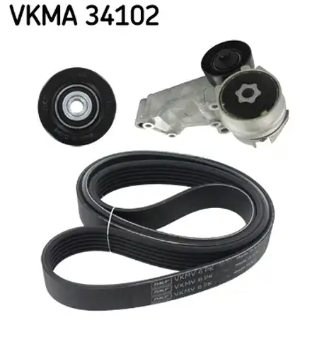 комплект пистов ремък SKF VKMA 34102