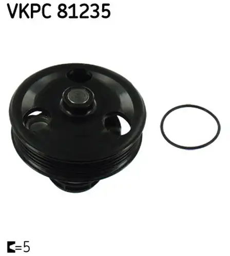 водна помпа, охлаждане на двигателя SKF VKPC 81235