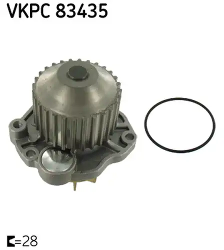водна помпа, охлаждане на двигателя SKF VKPC 83435