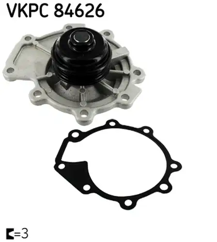водна помпа, охлаждане на двигателя SKF VKPC 84626
