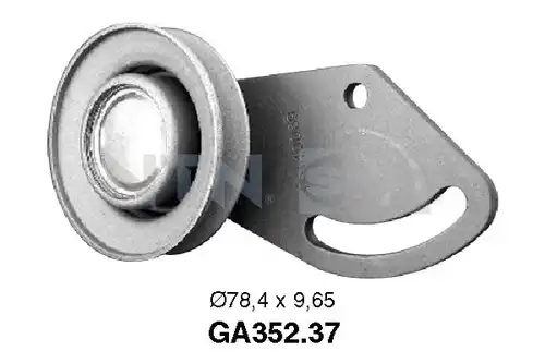 обтящна ролка, пистов ремък SNR GA352.37