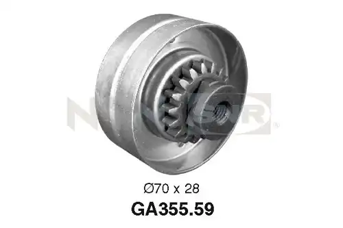 обтящна ролка, пистов ремък SNR GA355.59