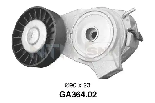 обтящна ролка, пистов ремък SNR GA364.02