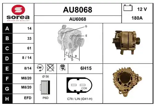 генератор SNRA AU8068