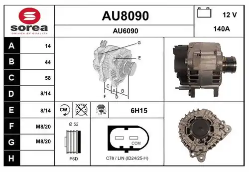 генератор SNRA AU8090