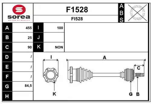 полуоска SNRA F1528