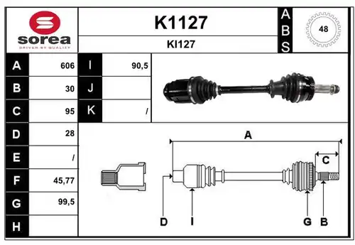 полуоска SNRA K1127