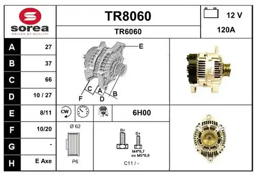 генератор SNRA TR8060
