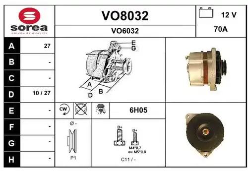 генератор SNRA VO8032