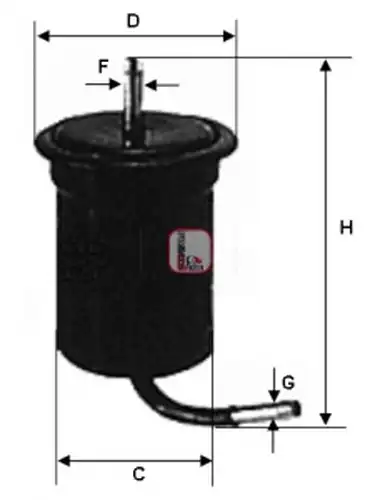 горивен филтър SOFIMA S 1696 B