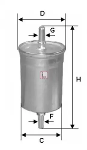 горивен филтър SOFIMA S 1825 B