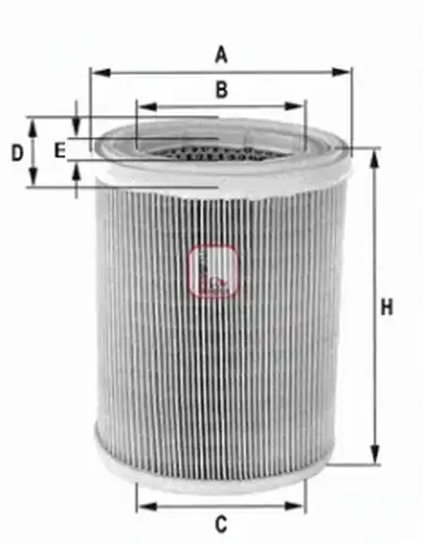 въздушен филтър SOFIMA S 3078 A