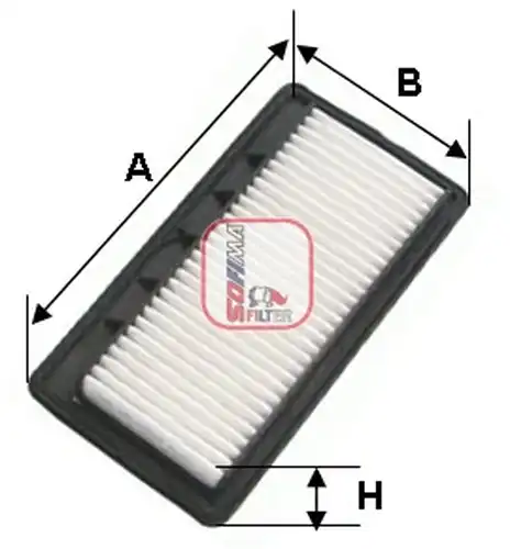 въздушен филтър SOFIMA S 3538 A