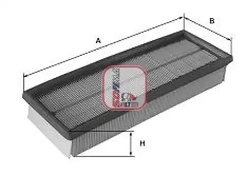 въздушен филтър SOFIMA S 3548 A