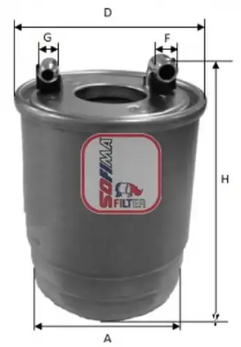 горивен филтър SOFIMA S 4112 NR