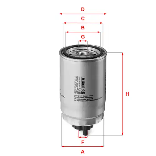 горивен филтър SOFIMA S 4123 NR