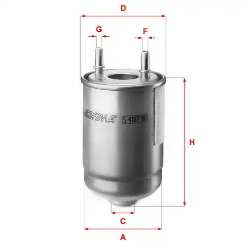 горивен филтър SOFIMA S 4187 NR