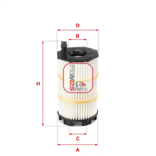 маслен филтър SOFIMA S 5143 PE