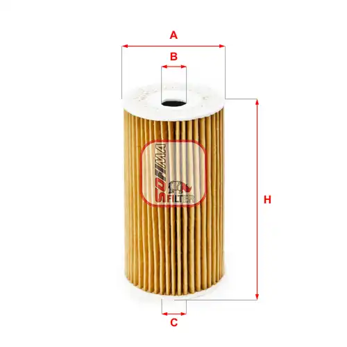 маслен филтър SOFIMA S 5186 PE
