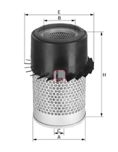 въздушен филтър SOFIMA S 5750 A