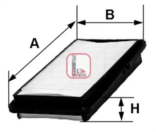 въздушен филтър SOFIMA S 8010 A