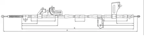 жило за ръчна спирачка SONOVA CM11360